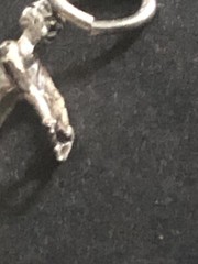 VTG Beau 925 Sterling Silver Water Ski Woman Necklace Pendant/Bracelet Charm