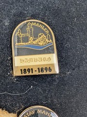 RARE Gustav Mahler Complete 12-Pin Career Timeline Set – Gold Tone & Enamel