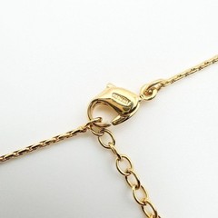 Christian Dior CD Logo Gold Necklace with Pouch 39-44cm