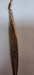 Vintage Multi Color 14k Gold Bracelet 7 1/4 Inches 5.3 Grams Lovely Retro Piece