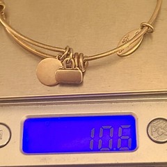VINTAGE LA STERLING SILVER ADVENTURE FOOTPRINTS LIFE ADJUSTABLE BRACELET 7.75IN