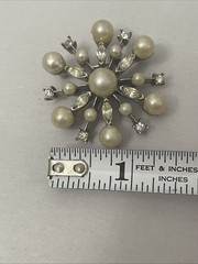 Vintage Marvella Faux Pearl Brooch