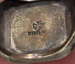 WW2 Sterling Silver Military Signet Ring 15.2 Grams Size 8.75 FD Sterling