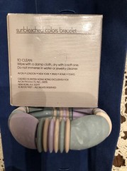 Avon Marbled Sun Bleached Colors Bracelet NIB.