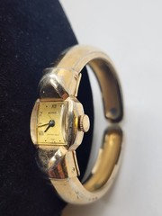 Vintage Ladies Gotham Wind Up Working Bracelet Style Art Deco Watch