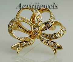 Victorian 0.68ct Rose Cut Diamond Designer Wedding Halloween Brooch Vintage