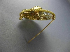 ANTIQUE 14KT YELLOW GOLD HANDCRAFTED MOSES TEN COMMANDMENTS PIN / PENDANT #3665