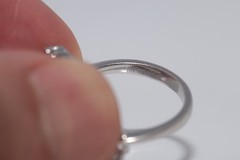 New Made 18k Gold Natural Tapered Baguette Cut Diamond Decorated Ring
