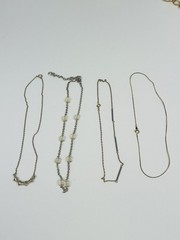 ✨VTG Lot Of 18 Vintage Necklaces & Belt, Chains, Gold silver Tone Varies Styles