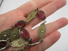 ANTIQUE CZECH GLASS NECKLACE