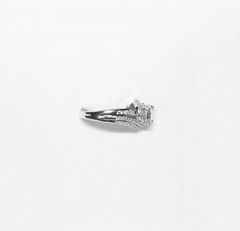 Sterling 1.50 CT TW CZ Engagement Wedding Ring – Size 6.75