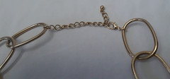 Heavy Bold Gold Tone 22″ Double Round Link Chain Necklace