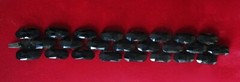 Vintage French Jet/Vauxhall Glass Bead Bracelet from the 1940’s