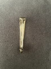 VINTAGE STERLING SILVER BABY DIAPER PIN unmarked No Brand
