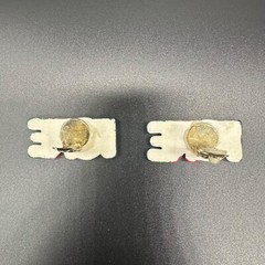 Vintage Golf Earrings Fore Clip On 1990s Wooden Kitschy Retro Sports Jewelry
