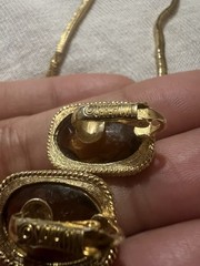 SARAH COVENTRY VINTAGE 33IN NECKLACE AND CLIP ON EARRINGS LOT