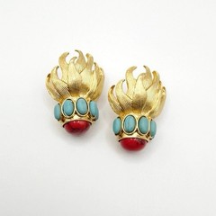 Kovonchy Signed Jellyfish Studs Earrings