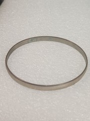 Vintage Bangle Bracelet Lot of 6 Enamel & Silver Tone Includes Signed Monet