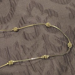 Medici Womens Gold Tone Necklace. Vtg. Signed.
