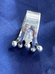 A.G. Ecker Anna Greta Sterling Silver Jester Crown Ring Norway 1960s-70s Vtg