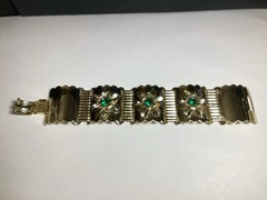 PRETTY 18” SIGNED NAPIER NECKLACE GOLDTONE ADJUSTABLE LENGTH STYLISH