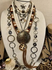 Boho Jewelry Lot 100 Pc. All Wearable Vintage And Modern