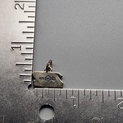 Vintage Sterling Marathon Running Charm 26.2 925 Silver SJC Sundancer Run Goal