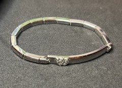 Vintage Speidel ID Bracelet Jewelry Silver Hearts