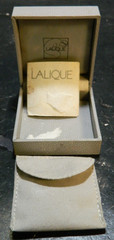 Vintage Lalique Sliding Frosted Pendant Psyche .25″ x .75″ x .63″ Excellent Cond