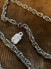 Vintage Attic Necklace Lot Find 2 N 75/195/18”New Unused With Tag