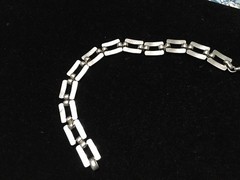 Vintage 835 Silver Chunky Link Bracelet 7.5′ 20 grams Signed