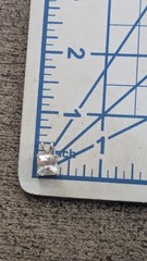 RSE Ross Simons Sterling Silver Cubic Zirconia Cubed Solitaire Pendant