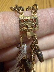 Vintage Three Ladies Roxsann Charm Bracelet Bronze Color 2 Strand Von Maur NWT