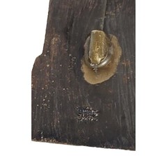 Percz Janos Copper Modernist Figural Lady Brooch, Signed E110