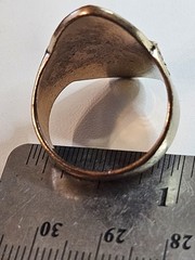Gold Plated Rose Quartz Ring 03Rg