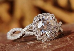 White Diamond 3.10 Ct Art Deco Vintage Wedding Ring 925 Sterling Silver