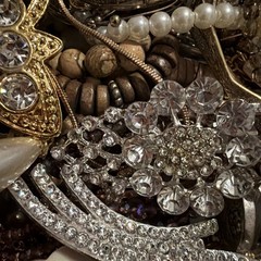 Vintage to Now Jewelry Lot, All Wearable Untested. No Broken. Box A9
