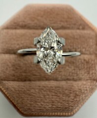 0.66ct F-VS2 Marquise Cut Loose Diamond GIA Cert.