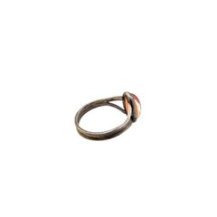 1.5g Vintage Art Nouveau 925 Sterling Silver Dragons Breath Opal Ring Sz 4.25