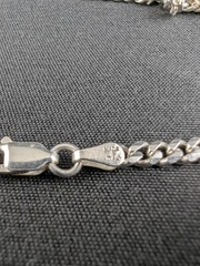 Milor Italy 925 Sterling Silver 52” 3.2mm Diamond-cut flat curb Necklace 29g