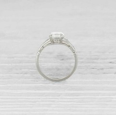3.00Ct Cushion Cut Lab-Created Diamond Vintage Style Engagement Ring 925 Silver