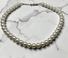 11 Pc Vintage Jewelry Lot Sarah Cov Monet Casual Corner Faux Pearl Necklace Gold