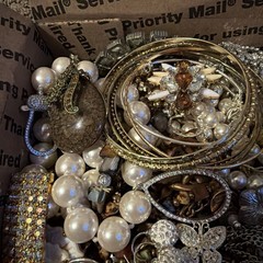 Vintage to Now Jewelry Lot, All Wearable Untested. No Junk. Box D3