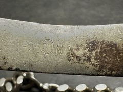 Vintage Sterling ID Name Bracelet, Harold E. Moody, Waldoboro ME