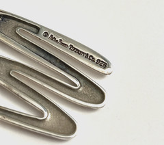 Tiffany & Co Paloma Picasso 925 Sterling Silver Abstract Zig Zag Scribble Brooch