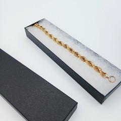 Vintage ~ B.A. Ballou 12K Gold Filled Chunky Curb Link Bracelet ~ 7.5″