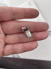 Vintage 925 Sterling Silver Wishing Well Charm Pendant