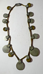 VINTAGE JHS MEXICO ARTS CRAFTS STERLING MIXED METAL IMPORTANT NECKLACE FREE SHIP