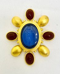 Intaglio MMA Metropolitan Museum of Art APOLLO GREEK GOD Pin Brooch