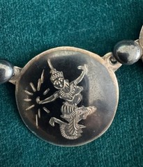 Gorgeous Vintage Siam Sterling Silver Rare 9 piece Niello Jewelry set !